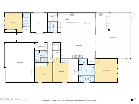 Floorplan - 431 Pine Leaf Dr, Saint Augustine, FL 32092 photo 1 of 1