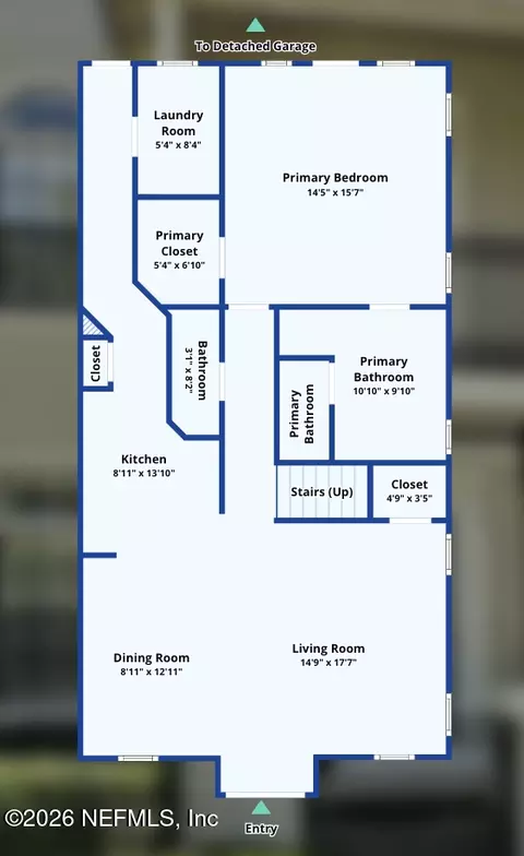 Floorplan - 614 S Loop Pkwy, Saint Augustine, FL 32095 photo 1 of 2