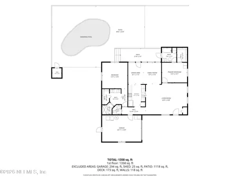 Floorplan - 507 Gentian Rd, Saint Augustine, FL 32086 photo 1 of 1