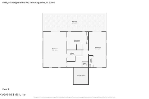 Floorplan - 6443 Jack Wright Island Rd, Saint Augustine, FL 32092 photo 1 of 1