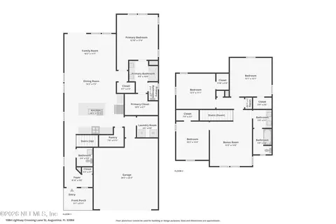 Floorplan - 1084 Lightsey Crossing Ln, Saint Augustine, FL 32084 photo 2 of 2