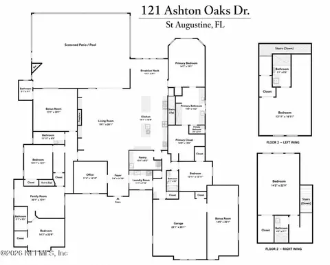 Floorplan - 121 Ashton Oaks Dr, Saint Augustine, FL 32092 photo 2 of 2