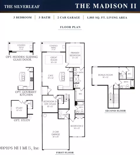 Floorplan - 1249 Brook Forest Dr, Saint Augustine, FL 32092 photo 1 of 1