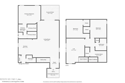 Floorplan - 210 Wineberry Ln, Saint Augustine, FL 32092 photo 1 of 1