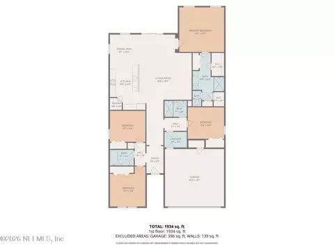 Floorplan - 65784 Edgewater Dr, Yulee, FL 32097 photo 1 of 1