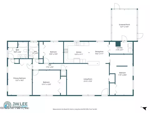 Floorplan - 409 Lobelia Rd, Saint Augustine, FL 32086 photo 1 of 2