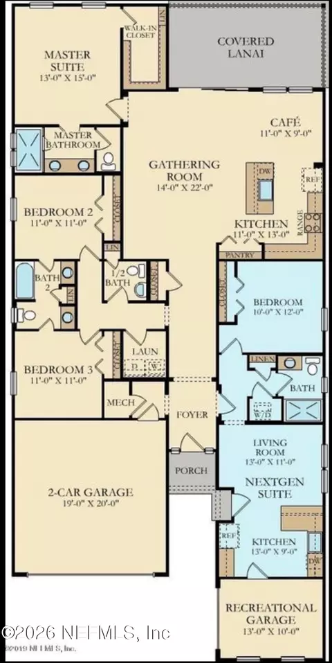 Floorplan - 201 Ash Breeze Cv, Saint Augustine, FL 32095 photo 1 of 1