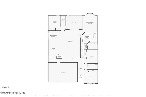 Floorplan - 210 Sierras Loop, Saint Augustine, FL 32086 photo 2 of 3
