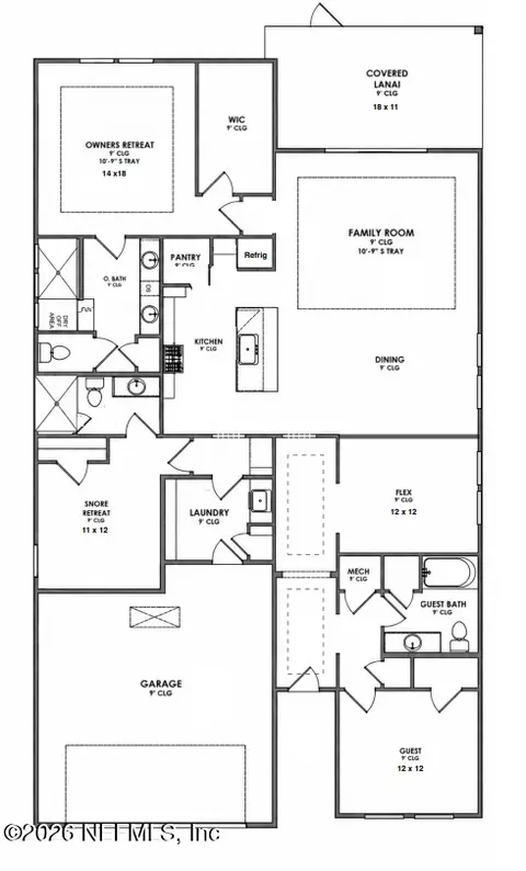 Floorplan - 376 Murphys Dr, Saint Johns, FL 32259 photo 1 of 2