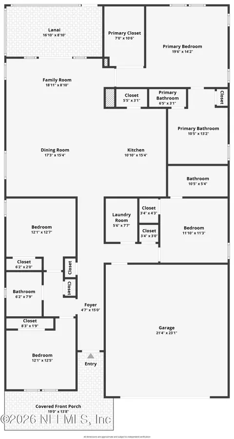 Floorplan - 595 Elm Creek Dr, Saint Augustine, FL 32092 photo 1 of 1
