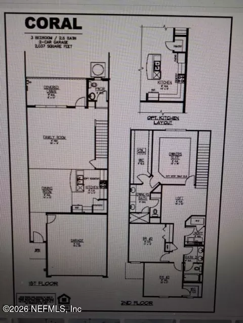 Floorplan - 530 Pine Bluff Dr, Saint Augustine, FL 32092 photo 1 of 1
