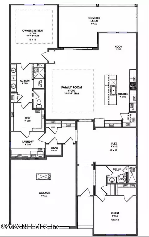 Floorplan - 381 Murphys Dr, Saint Johns, FL 32259 photo 1 of 1