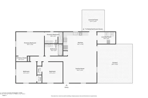 Floorplan - 37153 S Pine St, Hilliard, FL 32046 photo 1 of 3