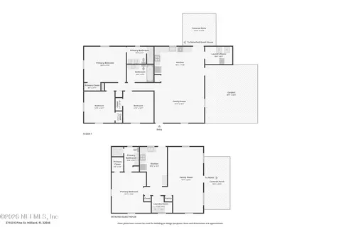 Floorplan - 37153 S Pine St, Hilliard, FL 32046 photo 3 of 3