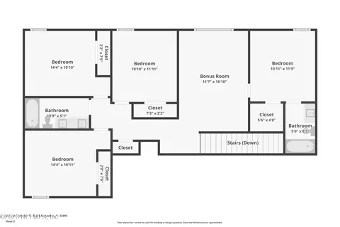 Floorplan - 232 Los Caminos St, Saint Augustine, FL 32095 photo 1 of 2