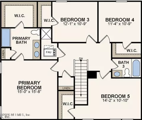Floorplan - 724 Liberty Cir, Macclenny, FL 32063 photo 2 of 4