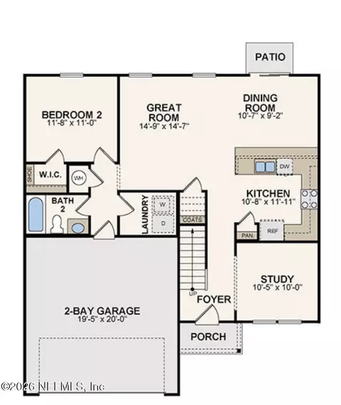 Floorplan - 724 Liberty Cir, Macclenny, FL 32063 photo 1 of 4