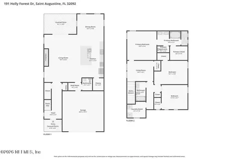 Floorplan - 191 Holly Forest Dr, Saint Augustine, FL 32092 photo 3 of 5