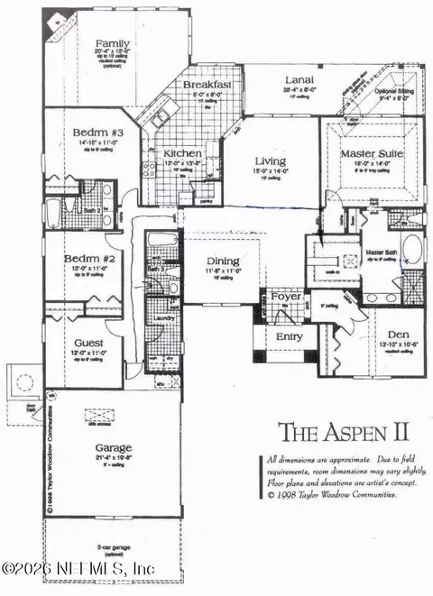 Floorplan - 601 Gopher Ct, Saint Johns, FL 32259 photo 1 of 2