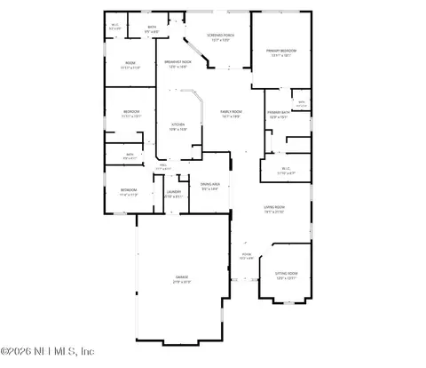 Floorplan - 2080 Crown Dr, Saint Augustine, FL 32092 photo 2 of 2