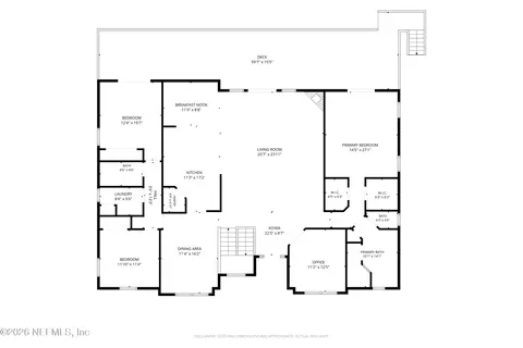 Floorplan - 500 Seagate Ln S, Saint Augustine, FL 32084 photo 2 of 2