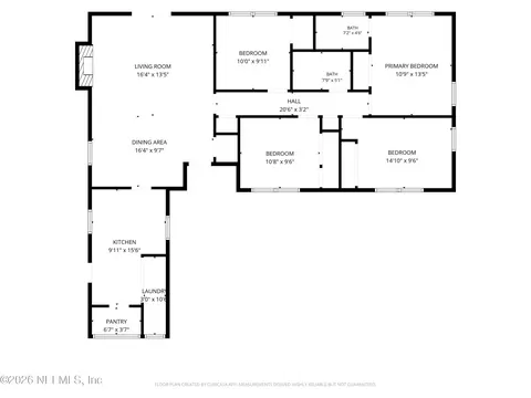 Floorplan - 455 Irex Rd, Atlantic Beach, FL 32233 photo 2 of 2