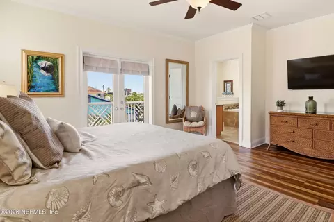 Bedroom - 12 F St, Saint Augustine Beach, FL 32080 photo 5 of 7