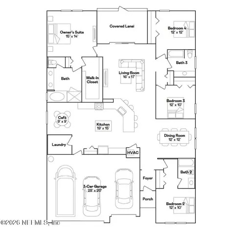Floorplan - 75733 Lily Pond Ct, Yulee, FL 32097 photo 1 of 1