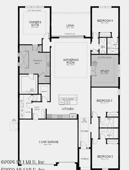 Floorplan - 161 Marquesa Cir, Saint Johns, FL 32259 photo 1 of 1