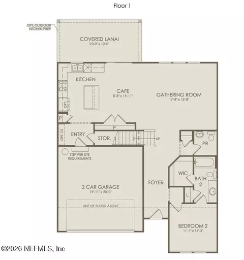 Floorplan - 239 Westerly Dr, Yulee, FL 32097 photo 1 of 1