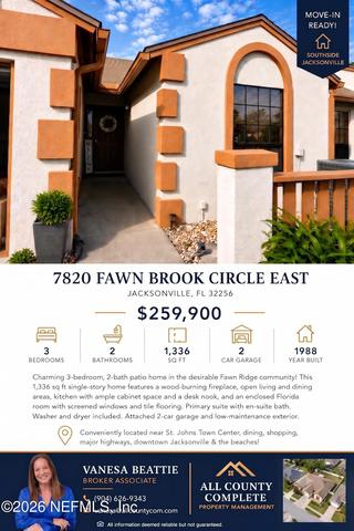 7820 Fawn Brook Cir E, Jacksonville, FL 32256