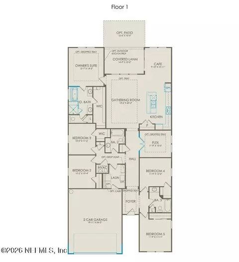 Floorplan - 161 Flintlock Ln, Saint Augustine, FL 32095 photo 1 of 1