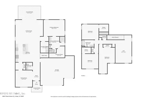 Floorplan - 86527 Rest Haven Ct, Yulee, FL 32097 photo 2 of 2