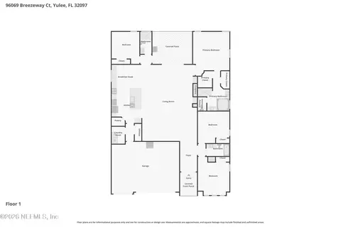 Floorplan - 96069 Breezeway Ct, Yulee, FL 32097 photo 1 of 1