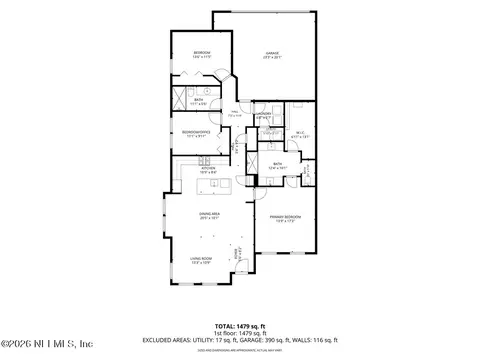 Floorplan - 41 Bolsana Ct, Saint Augustine, FL 32092 photo 1 of 1