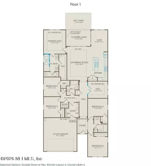 Floorplan - 368 Pine Lilly Loop, Yulee, FL 32097 photo 1 of 1