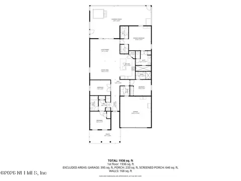 Floorplan - 48 Hammer Cir, Saint Johns, FL 32259 photo 3 of 4