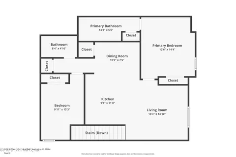 Floorplan - 1812 Golden Lake Loop, Saint Augustine, FL 32084 photo 1 of 8