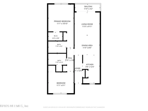 Floorplan - 650 Pope Rd #249, Saint Augustine Beach, FL 32080 photo 2 of 2