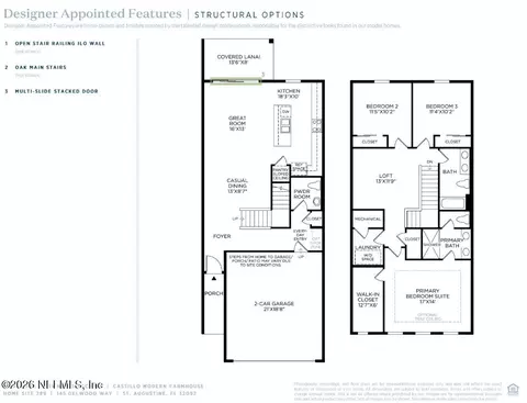 Floorplan - 145 Delwood Way, Saint Augustine, FL 32092 photo 1 of 1