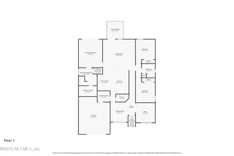 Floorplan - 913 E Terranova Way, Saint Augustine, FL 32092 photo 1 of 1