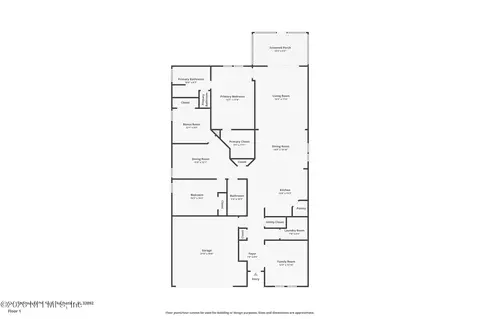 Floorplan - 124 Tintamarre Dr, Saint Augustine, FL 32092 photo 1 of 1