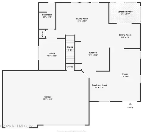 Floorplan - 1476 Greyfield Dr, Saint Augustine, FL 32092 photo 2 of 2