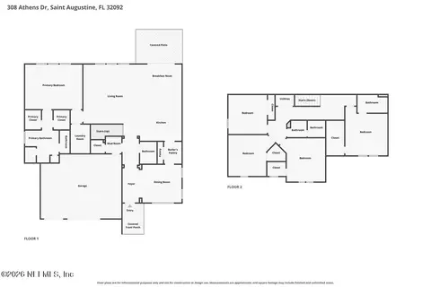 Floorplan - 308 Athens Dr, Saint Augustine, FL 32092 photo 1 of 3