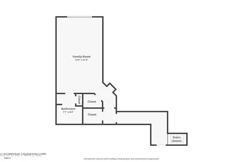 Floorplan - 513 Wetherby Ln, Saint Augustine, FL 32092 photo 2 of 3
