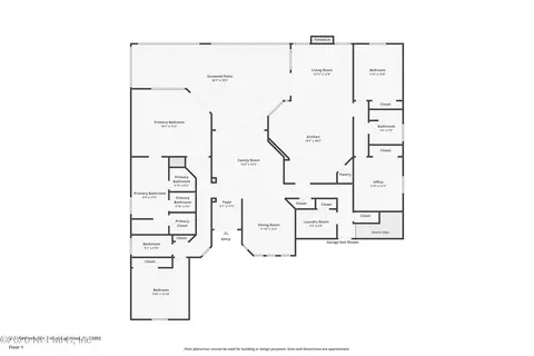Floorplan - 513 Wetherby Ln, Saint Augustine, FL 32092 photo 3 of 3