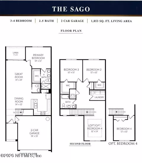 Floorplan - 127 Camphor Laurel Rd, Saint Augustine, FL 32092 photo 1 of 1