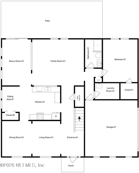 Floorplan - 1074 Garrison Dr, Saint Augustine, FL 32092 photo 1 of 4