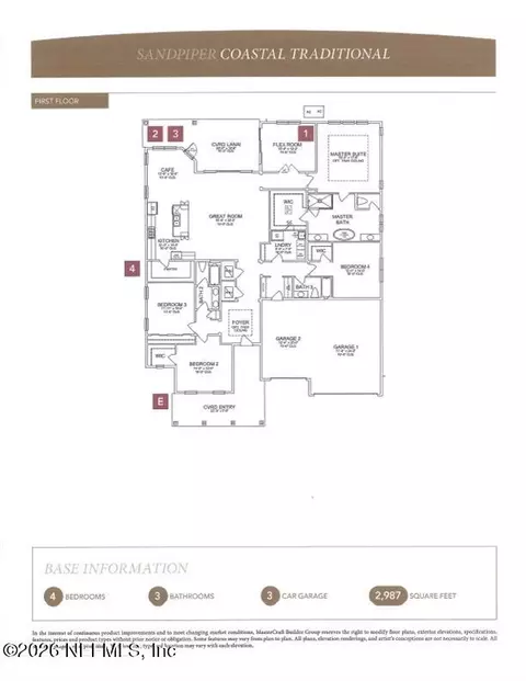 Floorplan - 283 Seahill Dr, Saint Augustine, FL 32092 photo 1 of 1