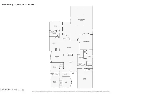 Floorplan - 804 Stelling Ct, Saint Johns, FL 32259 photo 1 of 2